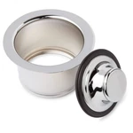 Signature Hardware Chrome Plated Disposal Stopper And Flange. Fixed Price $40.00.