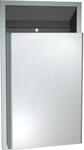 Asi 10-0458 Semi-recessed Waste Receptacle 12 Gallon Stainless Steel Commercial. Fixed Price $49.99.