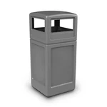 Commercial ZONE-73290399 Polytec 42 Gallon Square Waste Container With Dome L.... Fixed Price $281.32.