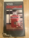 Ge Disposall Insinkerator 3/4 Hp Model 1050. Fixed Price $350.00.
