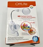 Ottlite Led Magnifier Lamp Clip-on/mount Flexible Craft Light New-damaged Box. Fixed Price $20.95.