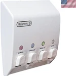 Classic Shower Dispenser 4 Chamber, Wall Mount Shampoo And Soap Dispen.... Fixed Price $111.22.
