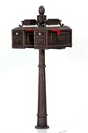 Bbcd-r Contemporary- Double- Mailbox Bronze Better Decorative Cast Aluminum. Fixed Price $529.00.