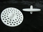 2 Garbage Disposal Sink Strainers O'malley 310 Made Usa White Plastic Bulk. Fixed Price $9.99.