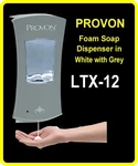 Provon 1971-04 LTX-12 1200ML Foam Hand Soap Dispenser, Touch-free, Gray. Fixed Price $14.99.