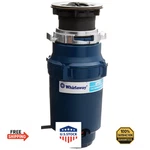 Whirlaway 291 1/2 Horsepower Garbage Disposer With Cord, Blue. Fixed Price $142.64.