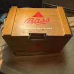 Bass Wooden Beer Cooler 'reach For Greatness' Breweriana Collectible. Fixed Price $75.00.