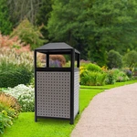 Commercial Outdoor Trash Can Large 38GALLON Site Lot Garbage Waste Container. Fixed Price $304.49.
