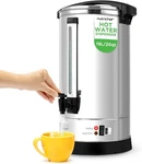 Nutrichef 19L Water Boiler Hot Dispenser W/ Safety Lock Lid Black&silver. Fixed Price $114.99.