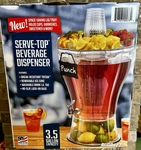 Buddeez 3.5 Gallon Tritan Clear Beverage Dispenser Removable Ice Cone. Fixed Price $27.99.