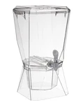 Creativeware Crown Beverage Dispenser With Base And Name Clip, 3.5 Gallon, Cl.... Fixed Price $73.10.