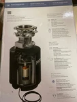 Moen GXB75C 3/4 Hp Batch Feed Disposal With Stop-controlled Grind & Sound Reduct. Fixed Price $158.99.