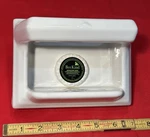 Gloss White: Classic Ceramic Soap Dish With Grab Bar, The Fairfacts Co. Recessed. Fixed Price $156.88.