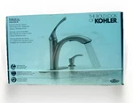 Kohler Mistos Single-handle Pull-out Sprayer Stainless Steel Kitchen Faucet. Fixed Price $66.95.