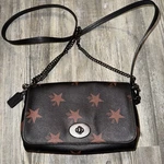 Coach F35889 Star Canyon Quinn Crossbody Bag Limited Edition Black/oxblood. Fixed Price $99.00.