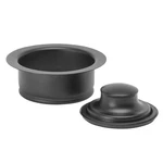 Garbage Disposal Rim And Stopper - Stainless Steel With Matte Black Finish. Fixed Price $39.80.