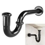 Stainless Steel P-trap 1/4 Inch Bathroom Basin Sink Waste With Reduc.... Fixed Price $28.68.