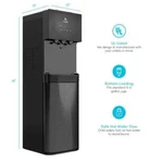 Avalon A3BLK Self Cleaning Bottom Load Hot/cool/cold Water Dispenser, Black. Fixed Price $110.00.