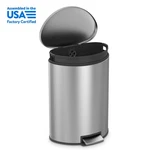 Better Homes & Gardens Kitchen Trash Can, 14.5 Gallon Stainless Steel Semi Round. Fixed Price $90.96.
