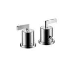 Hansgrohe Citterio Lever 2-HANDLE Deck-mount Roman Tub Faucet Trim Kit In Chrome. Fixed Price $144.44.
