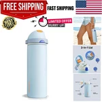 Leak-proof Stainless Steel Water Bottle Ideal For Gym, Office & Outdoor. Fixed Price $31.31.