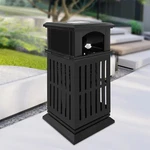 Outdoor Trash Can Commercial Garbage Bin Heavy Duty Yard Garage Waste Container. Fixed Price $190.18.