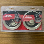 Keeney K5475DSBN 3.5" Brushed Nickel Brass Strainer Assembly Disposal Flange Set. Fixed Price $14.95.
