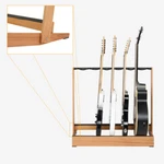 Folding Hardwood With Corrugated Metal Guitar Stand For & Bass,fast Ship. Fixed Price $64.49.