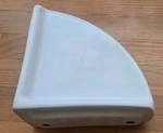 Lenape Pro Series 1704 Ceramic Corner Shelf For Tile Bathrooms. Fixed Price $26.98.