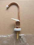 Brasstech 105W/08 Water Dispenser Faucet Polished Copper, White Trim. Fixed Price $75.00.