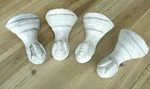 4 Cast Iron Clawfoot Feet Restoration Distressed Four. Fixed Price $79.99.
