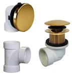 Westbrass D593PRK-18 Plumber's Pack Bath Waste Assembly With Tip-toe Drain Pl.... Fixed Price $54.78.