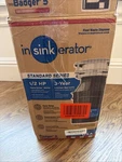 Insinkerator Badger 5 Garbage Disposal 1/2 Hp Open Box No Stopper Cord. Fixed Price $75.00.