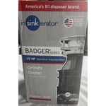 Insinkerator Garbage Disposal Badger 500 Standard Series 1/2 Hp Made Usa. Fixed Price $119.99.