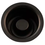 3-1/2 In. Extra-deep Collar Kitchen Sink Waste Disposal Flange & Stopper, Oil Ru. Fixed Price $38.31.