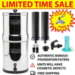 Blemished Berkey Water System W/ Wqa Certified Boroux Black. Fixed Price $530.99.