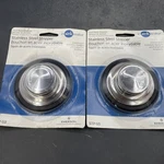 2 Pack Insinkerator Stp-ss Stainless Steel Stopper For Garbage Disposals. Fixed Price $33.99.