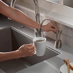 Insinkerator F-HC1100BIS(44252D) Indulge Contemporary Hot/cool Faucet-biscuit. Fixed Price $199.99.