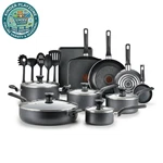 T-fal Ultimate Hard Anodized Nonstick 20 Piece Cookware Set, Grey. Fixed Price $190.92.