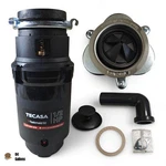 Tecasa Taskmaid - 1/2 Hp Food Waste Garbage Disposal TGSS50NG Us Plug. Fixed Price $59.99.