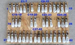 Antique Single-lever Porcleain Hot / Cold Sink Faucet Handles (per Each). Fixed Price $9.00.