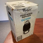 New Whirlpool GC5000XE5 3/4 Hp In-sink Disposer 120V 60HZ Phase 9.5A. Fixed Price $175.00.