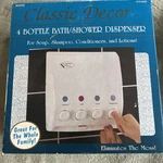 Vtg The Dispenser 4 Chamber Shower Organizer Soap Shampoo Conditioner Lotion New. Fixed Price $16.80.