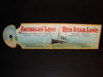 Circa 1880S American Line/red Star Ledger Marker. Fixed Price $325.00.