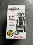 Evergrind E202 (insinkerator 75951) 1/2 Hp Garbage Disposal New Box. Fixed Price $85.00.