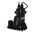 Maintenance Warehouse 1/3 Hp Cast Iron Thermoplastic Sump Pump. Fixed Price $116.19.