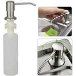 Stainless Steel Soap Dispenser Kitchen Sink Bath Hands Liquid Pump Bottle 300ML. Fixed Price $10.66.