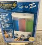 Aviva Design Series The Dispenser Corner Trio 3 Bath Shower Liquid. Fixed Price $25.00.