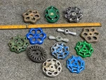 13 Mixed Vintage Water Faucet Valve Knobs Handles Spigot Industrial Arts& Crafts. Fixed Price $39.99.