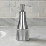 Nu Steel Arvada Ribbed Metal Liquid Soap Dispenser. Fixed Price $16.00.